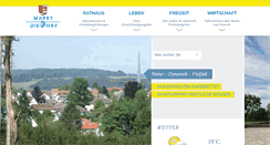 Desktop Screenshot of markt-diedorf.de