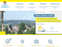 Tablet Screenshot of markt-diedorf.de